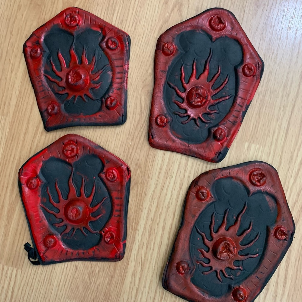 Costume Halloween ninja boys size 10-12 new condition 8 piece set Fun World - Picture 4 of 10